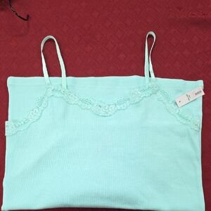 Faded Glory Mint Green Camisole